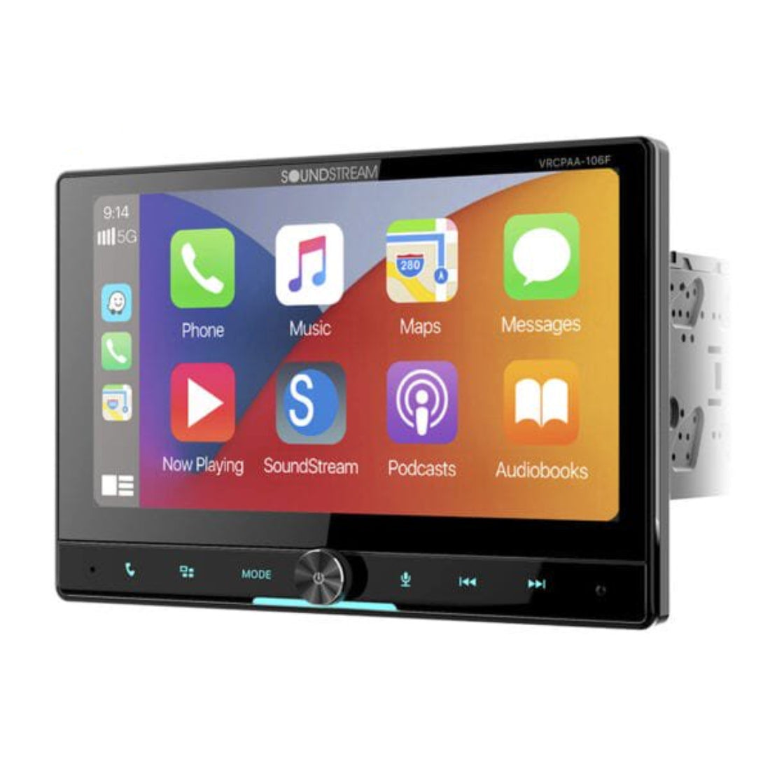 Soundstream VRCPAA-106F 2-DIN DVD Multimedia Floating 10.6" Touchscreen Receiver