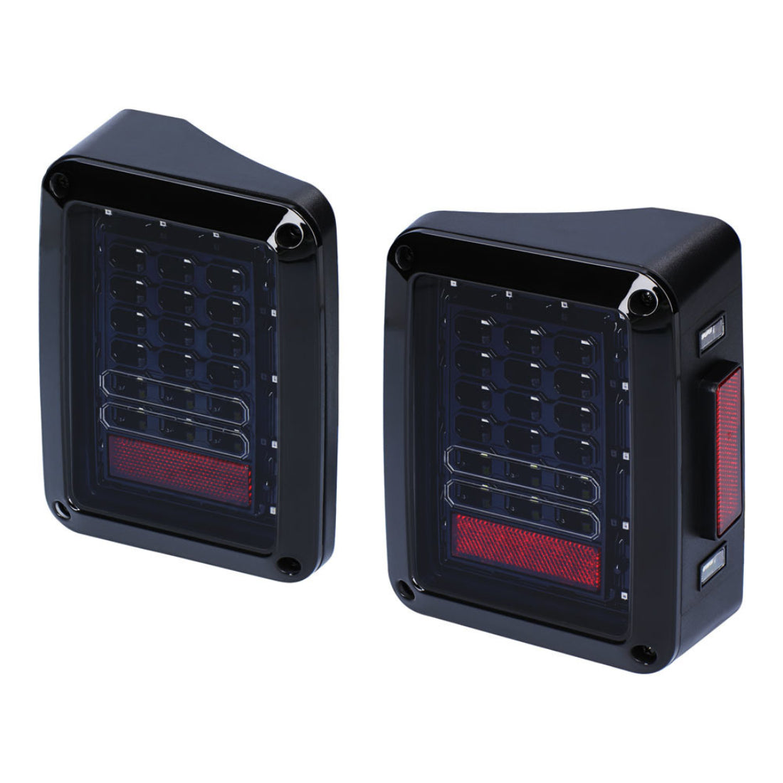 HEISE JP-TL01S LED Grid Taillights with Smoked Lens - Wrangler JK 2007-2019