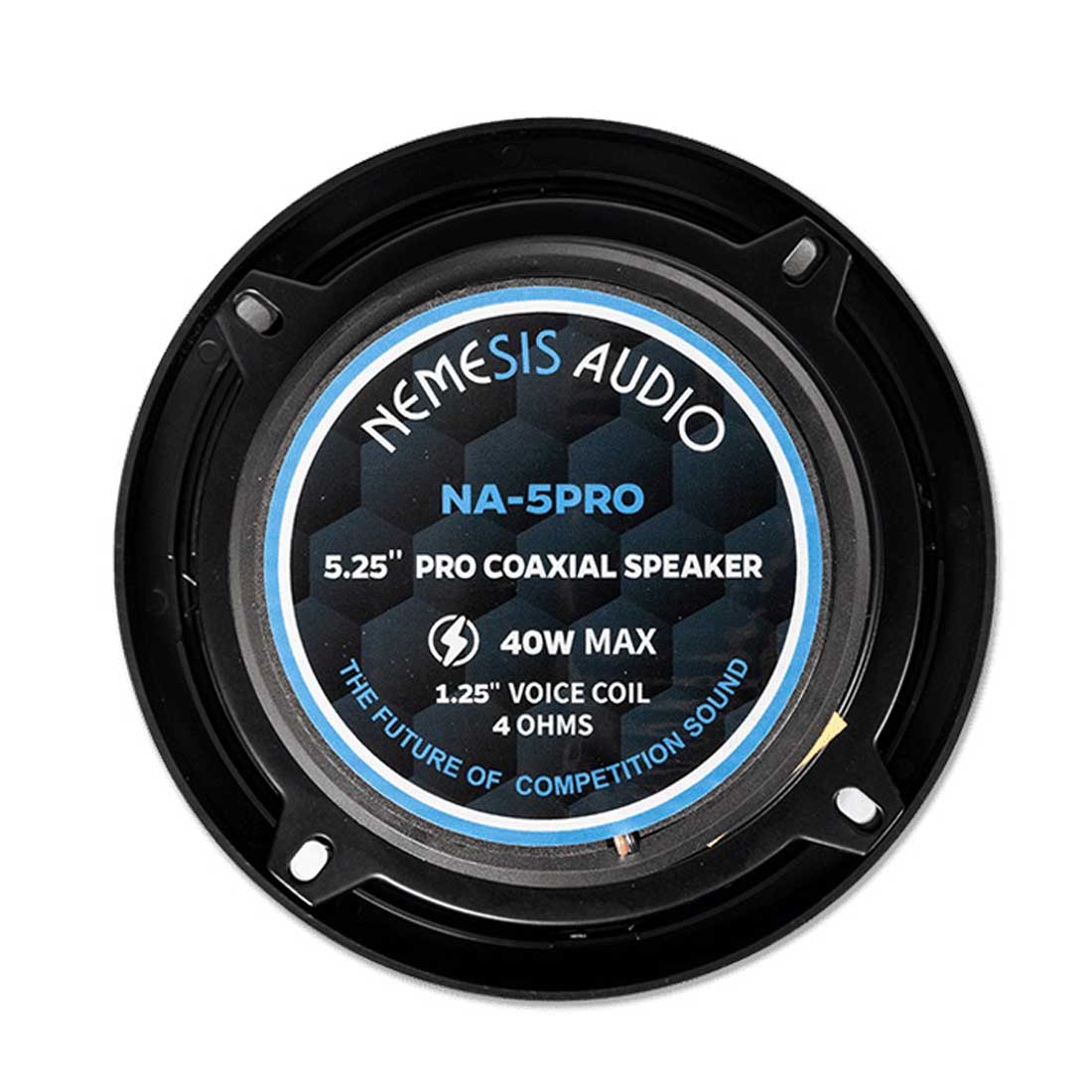 Nemesis Audio NA-5PRO 5.25" 400W Peak 4-Ohm 1.25" VC Midrange Coaxial Speaker