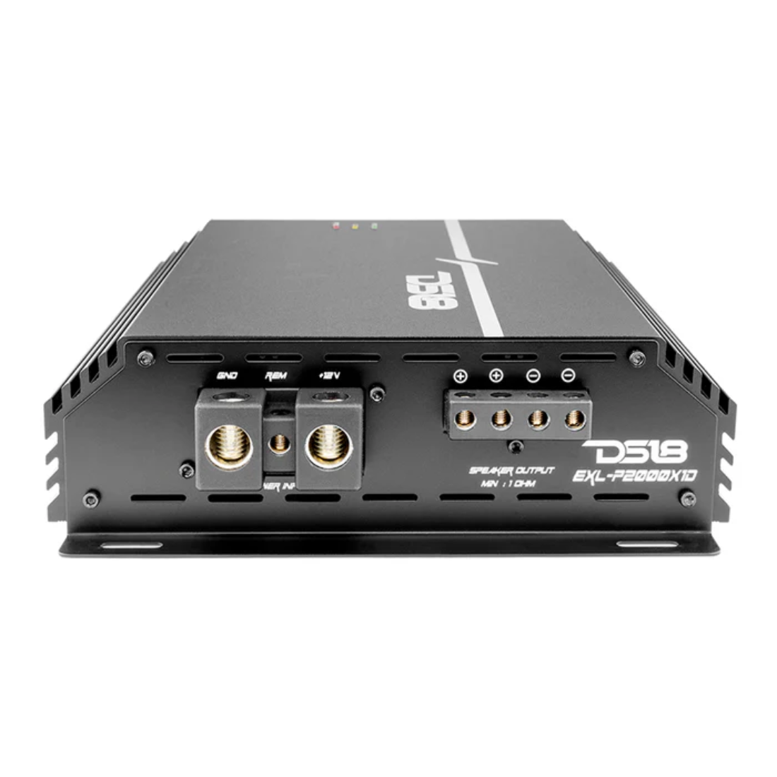 DS18 EXL-P2000X1D 1-CH Monoblock 2000W RMS @ 1-Ohm Class-D Car Audio Amplifier