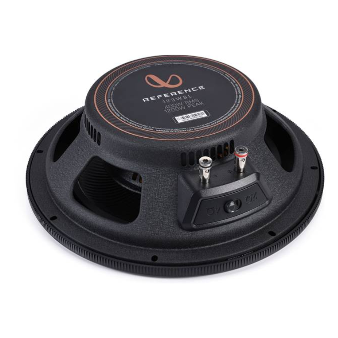 Infinity Reference 123WSL 12" 1200W Max Dual 2 or 4 Ohm Low Profile Subwoofer