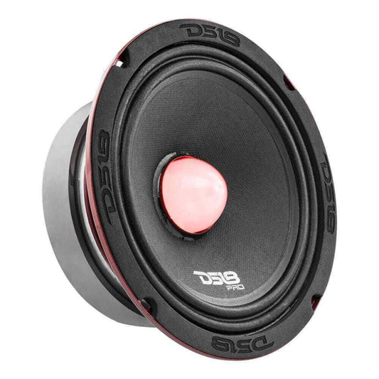 DS18 PRO-X6.4BMRGB 6.5" 500W Max 4-Ohm Car Mid-Range Speakers w/ RGB LED Lights