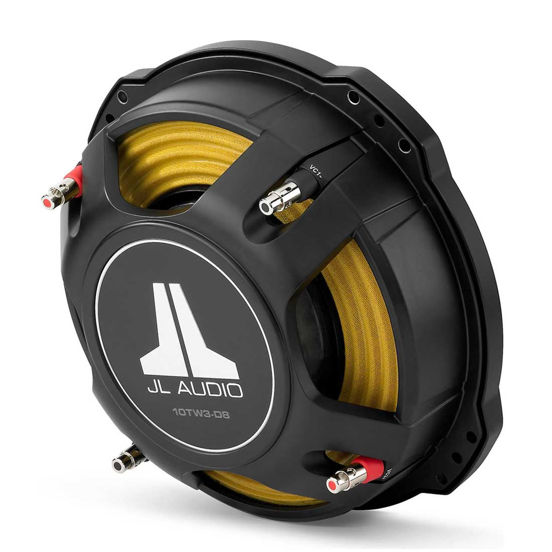 JL Audio 10TW3-D8 10" 400W RMS Dual 8-Ohm Voice Coil Shallow-Mount Car Subwoofer