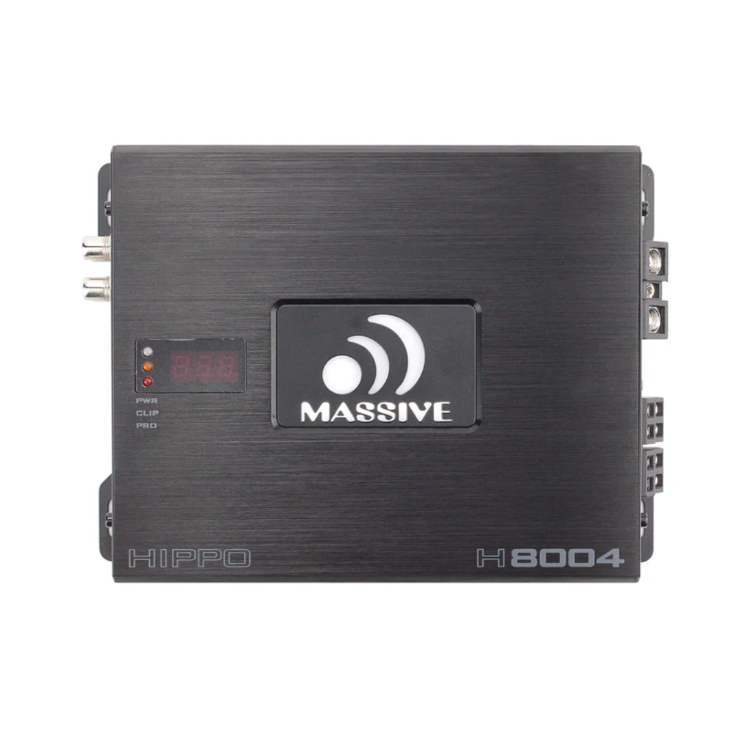 Massive Audio H8004 4-Channel 125W RMS x 4 @ 4-Ohms MOSFET Car Amplifier