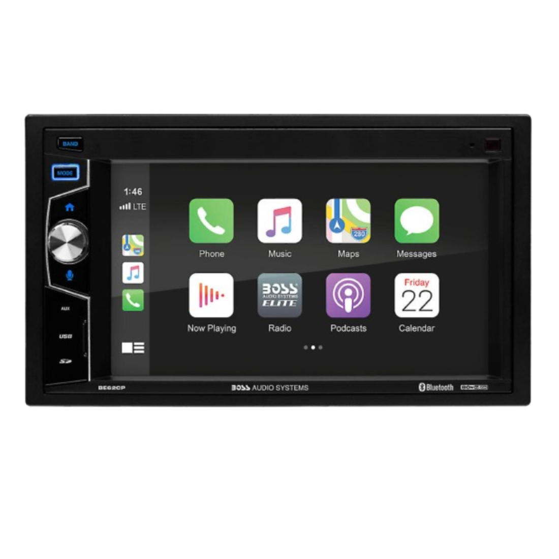 Boss Audio BE62CP 6.2" Touchscreen Digital Multimedia Receiver w/ Apple CarPlay