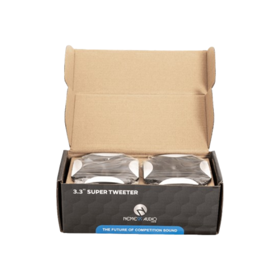 Nemesis Audio NA-TW42 3.3" 550W Max 4-Ohm 1" VC Super Bullet Tweeters (Pair)
