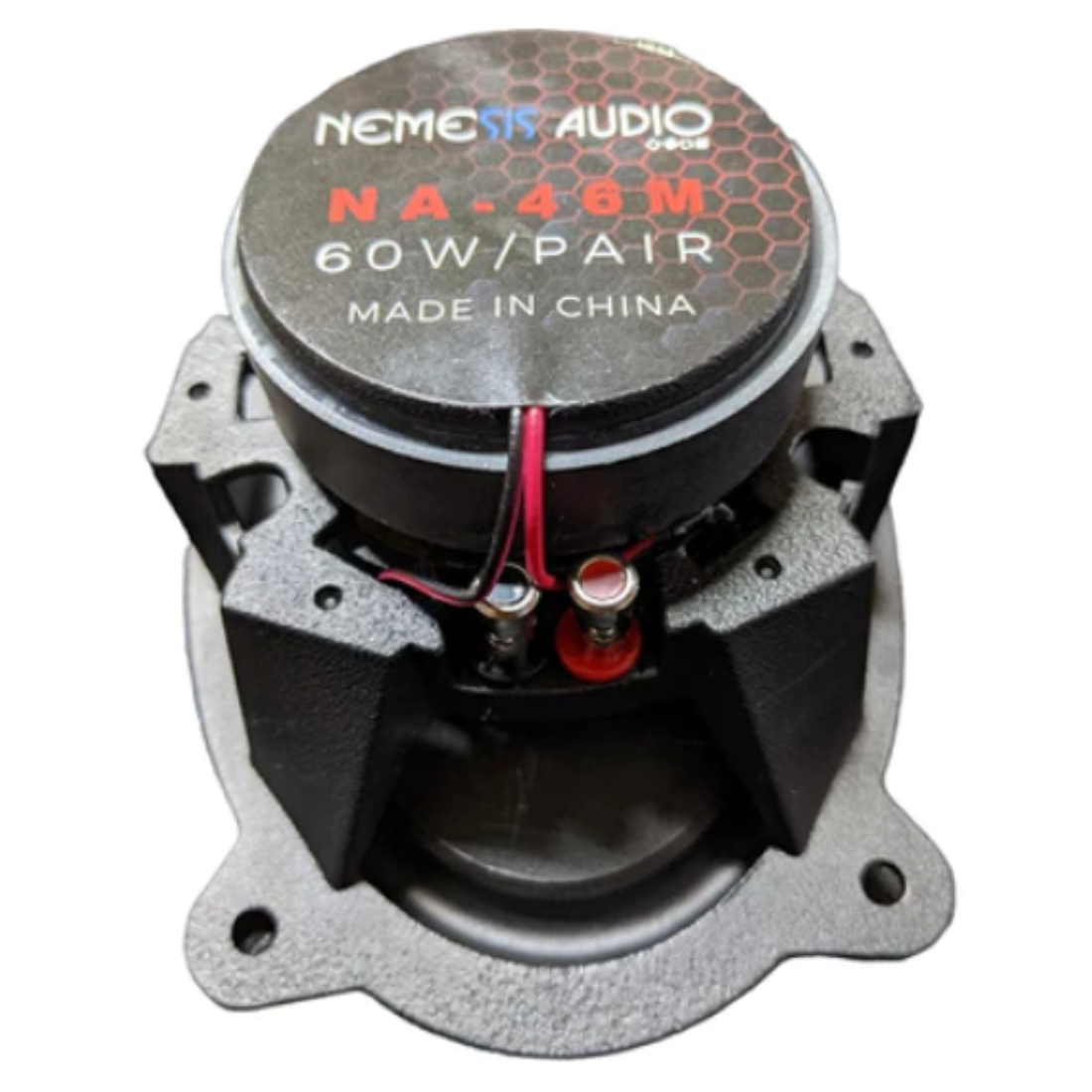 Nemesis Audio NA-46M 4" x 6" 2-Way 60W RMS 4-Ohms Car Coaxial Speakers (Pair)