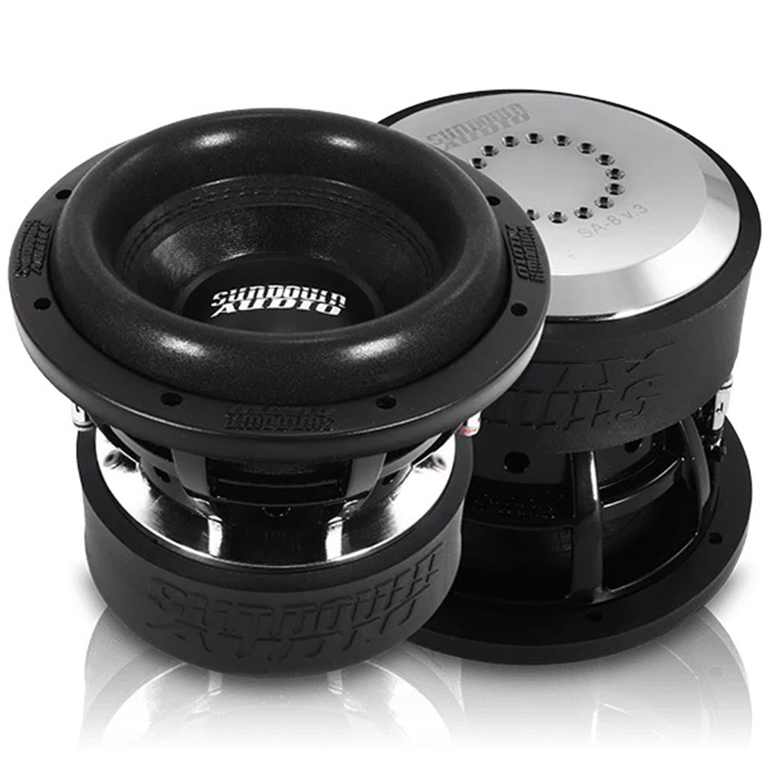 Sundown Audio SA-8 V.3 D4 500W RMS 8" Dual 4-Ohm Voice Coil Car Stereo Subwoofer