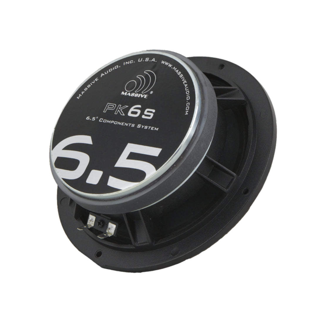 Massive Audio PK6S 500 Watts Max 6.5" Shallow Mount Component Speaker System