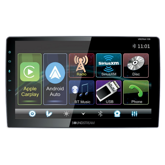 Soundstream VRCPAA-106 DVD Multimedia Receiver w/ 10.6" Floating Touchscreen