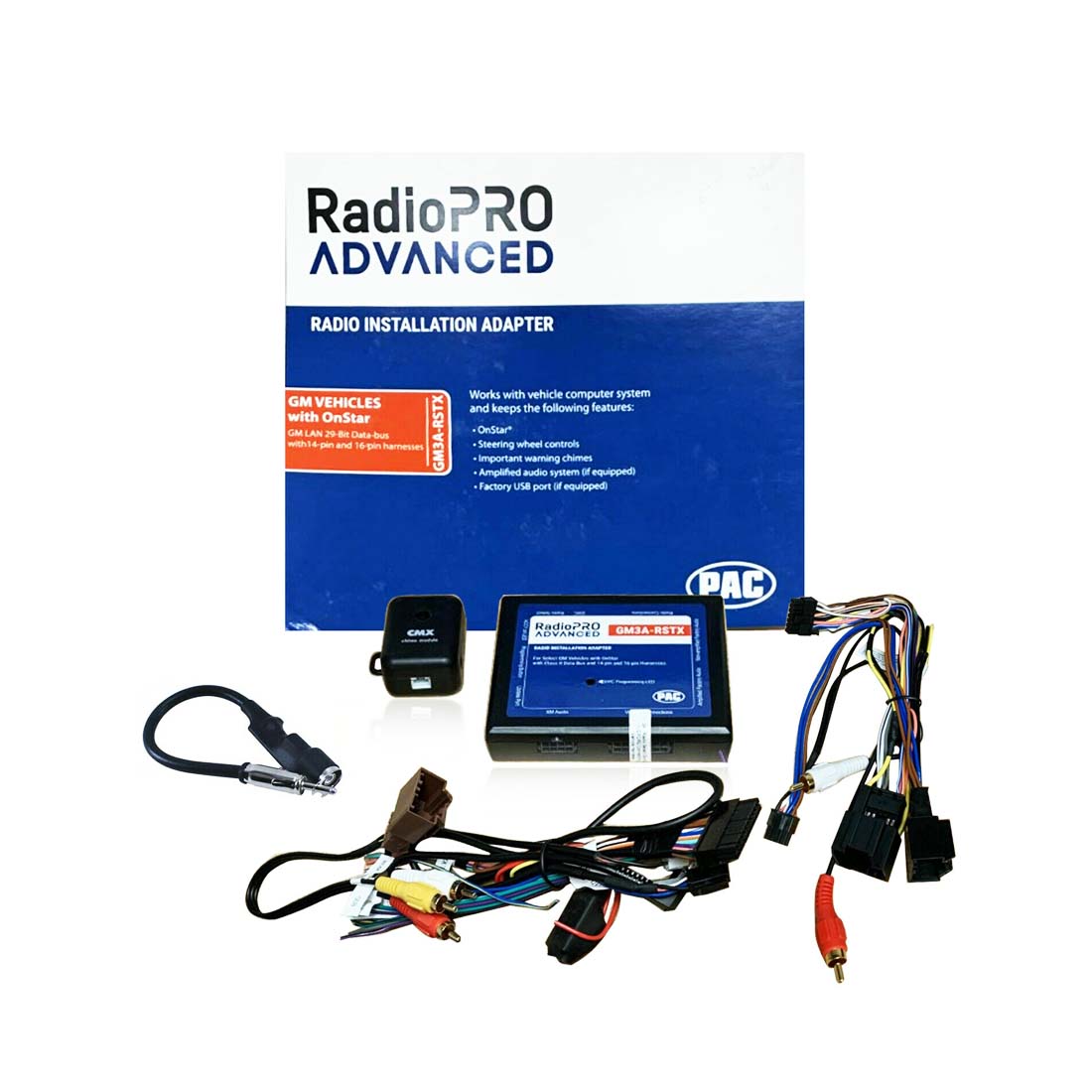 PAC GM3A-RSTX RadioPRO Advanced Interface for Select General Motors Vehicles