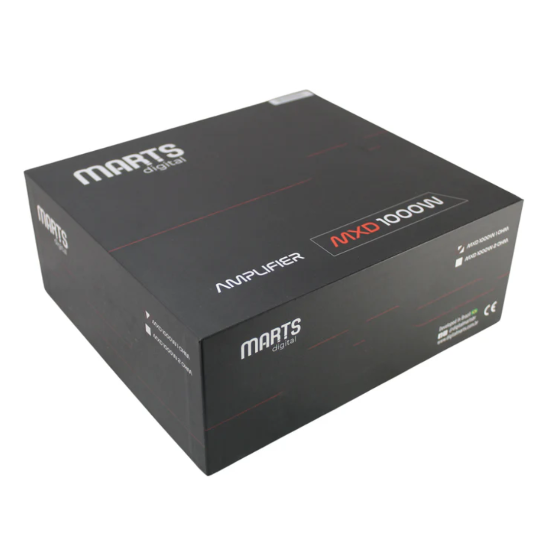Marts Digital MXD-1000-2 1-CH Monoblock 1000W 2-Ohm Class-D Full Range Amplifier