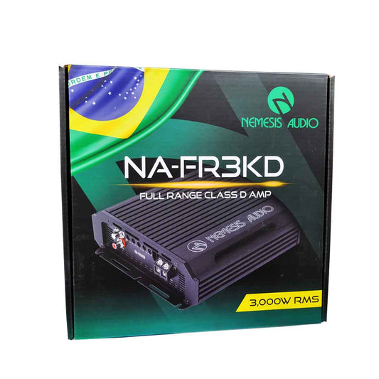 Nemesis Audio NA-FR3KD 1-CH Monoblock 3000W RMS Class-D Full-Range Car Amplifier