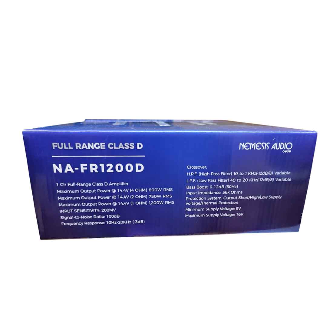 Nemesis Audio NA-FR1200D 1-CH Monoblock 1200W RMS Class-D Full-Range Amplifier