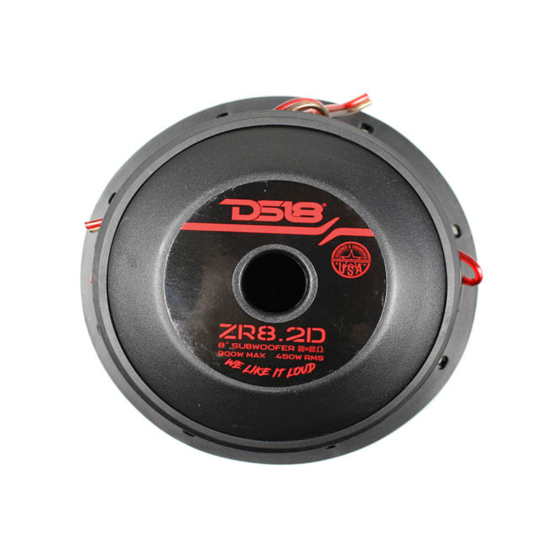DS18 ZR8.2D 8" 900 W Max Dual 2 Ohm Voice Coil DVC Stereo Car Audio Subwoofer