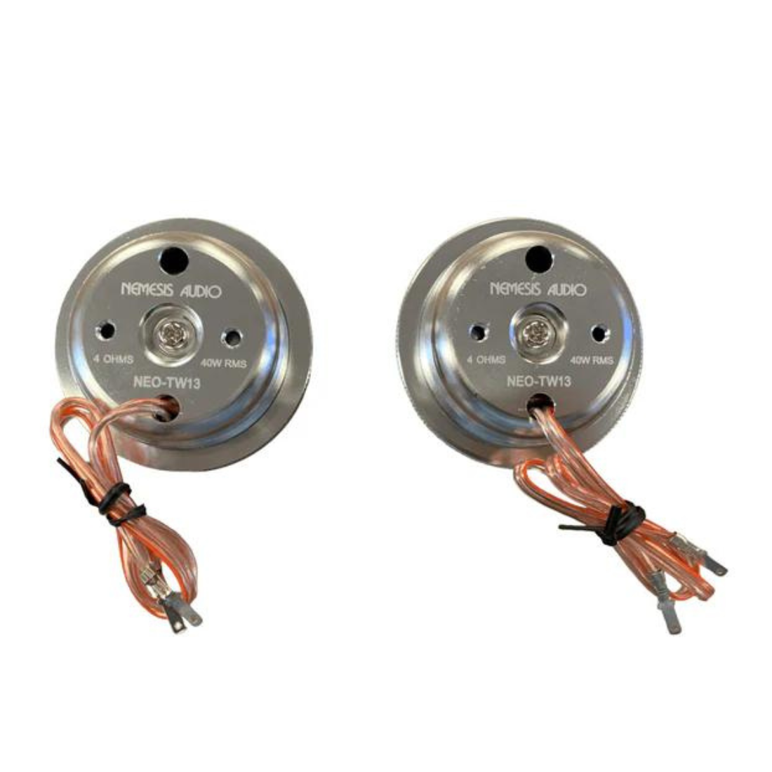 Nemesis Audio NEO-TW13 320W Peak 4-Ohms Neodymium Silk Dome Car Tweeters (Pair)