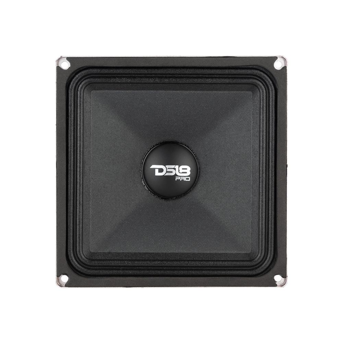 DS18 PRO-X6.4MSQ 6.5" 500W Max 4-Ohm Square Midrange Car Loudspeaker (Single)