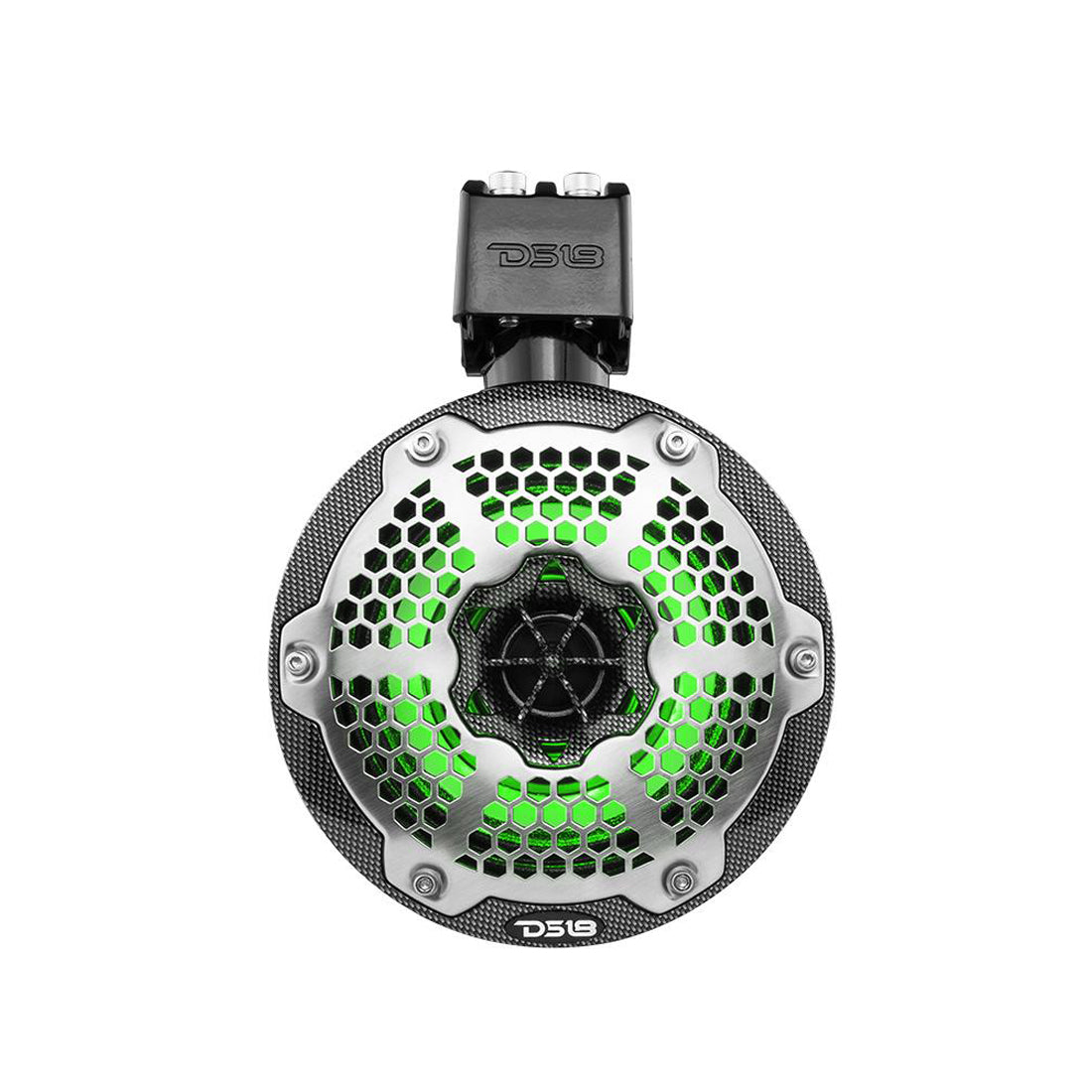 DS18 CF-X6TPNEO 6.5" Wakeboard Tower Speakers w/ Built-in Radiator Bass Enhancer