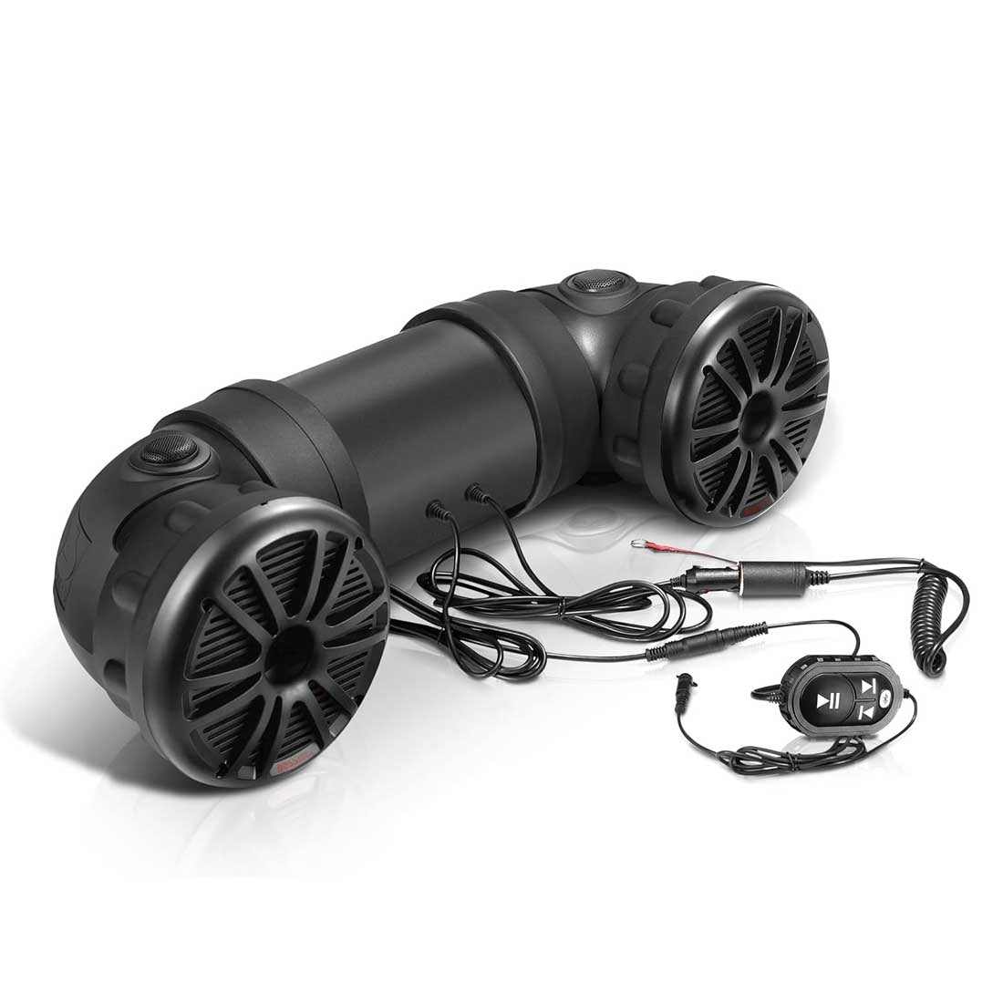 Boss ATV25B 450 W Max Amplified 6.5" Marine Bluetooth Powersports Speaker System