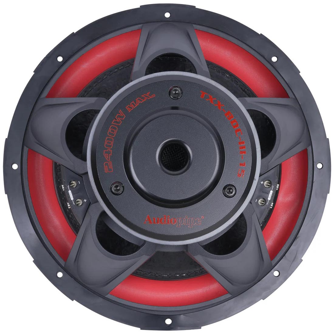 Audiopipe TXX-BDC-III-15 15" 2400W Dual 4-Ohm Voice Coil Triple Stack Subwoofer