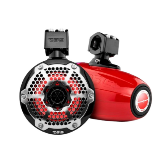 DS18 NXL-X6TPNEO/RD 6.5" Tower Speakers w/ Built-in Passive Radiator & 1" Driver