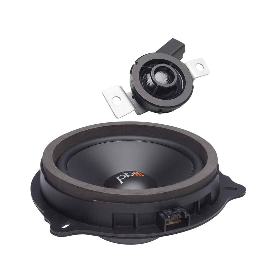 PowerBass OE65C-FD 6.5" 120W Max 4-Ohm Component Speaker System for Ford/Lincoln