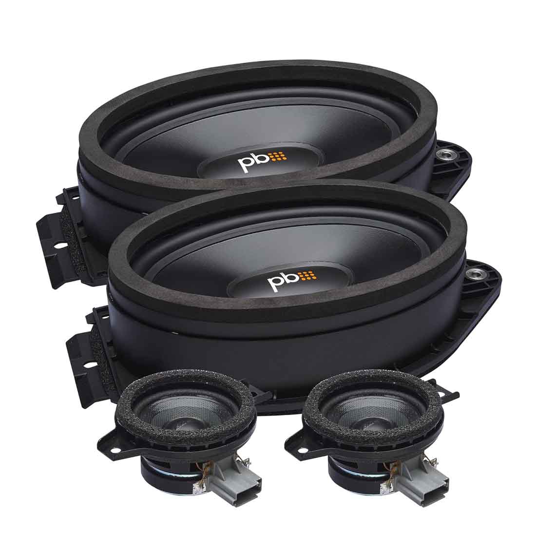 PowerBass OE69C-GM 6 x 9" 120W Max 4-Ohm Component Speaker System for Chevy/GMC