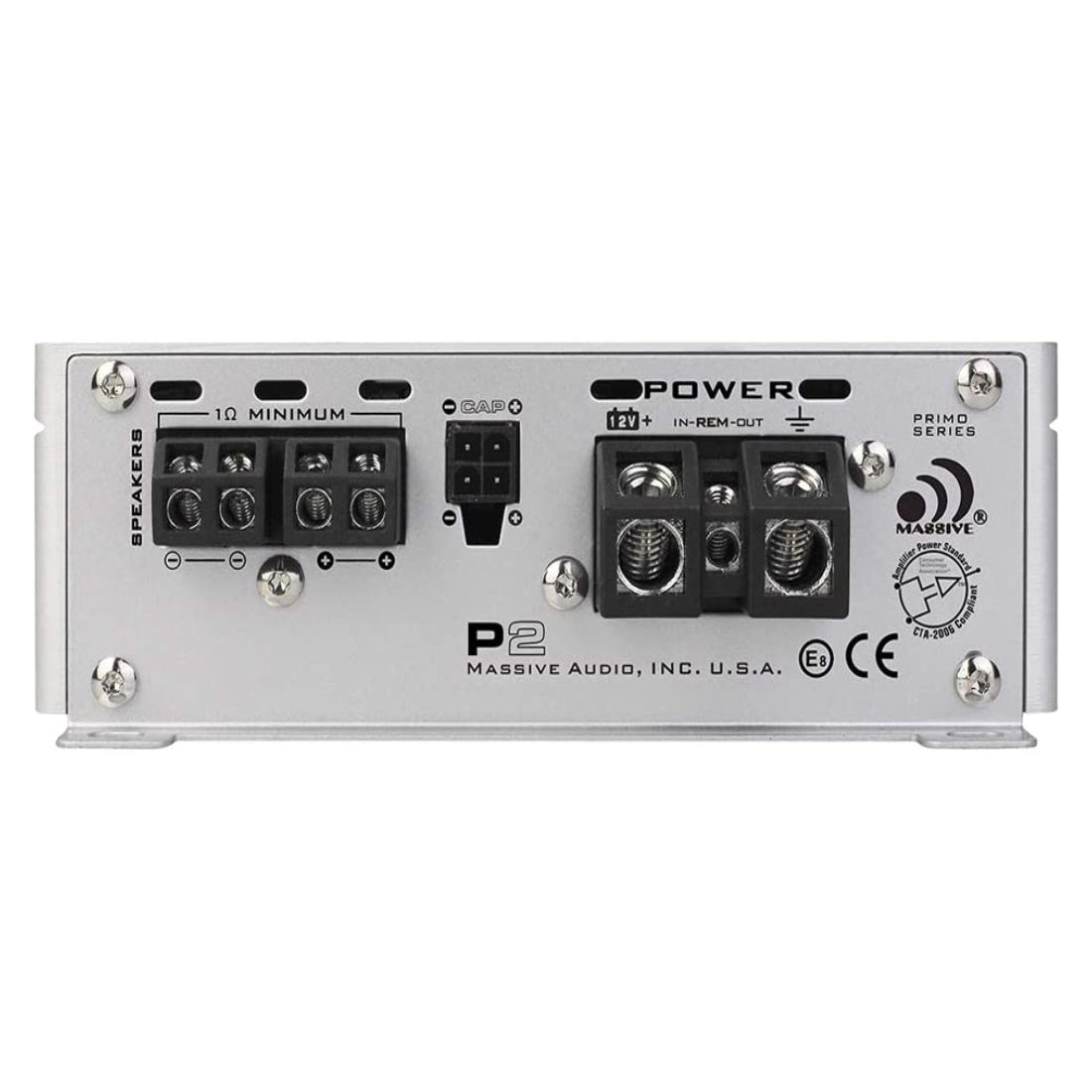 Massive Audio P2 600 Watts RMS @ 1 Ohm Mono Block Amplifier