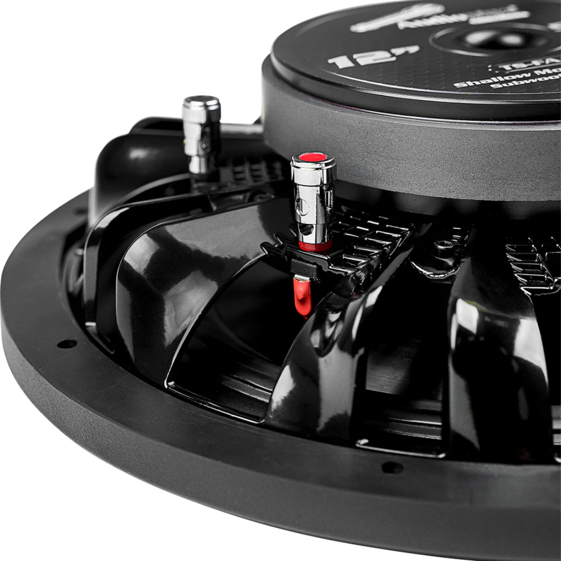 Audiopipe TS-FA1200 12" 500W Peak Dual 4-Ohm Voice Coil Shallow Mount Subwoofer