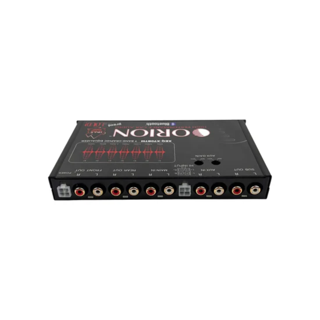 Orion XEQ-X70BTM 1/2-DIN IPX5 Marine Ready 7-Band Graphic Equalizer w/ Bluetooth