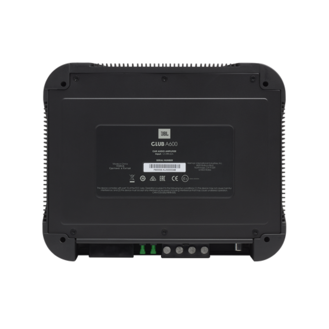 JBL CLUB A600 1-CH / Monoblock 1200W Max Class-D High Performance Car Amplifier