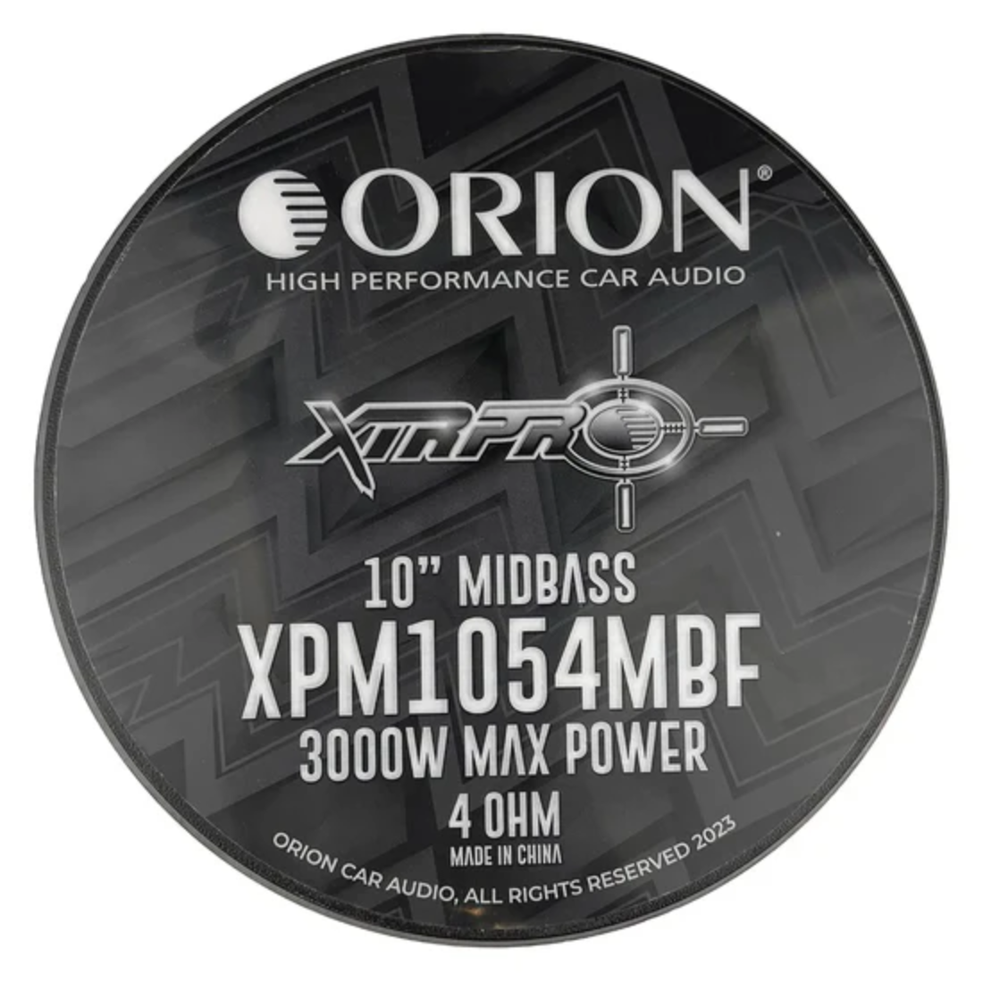 Orion XPM1054MBF 10" 3000W Max 4-Ohm Car Audio Midbass Speaker (Single)