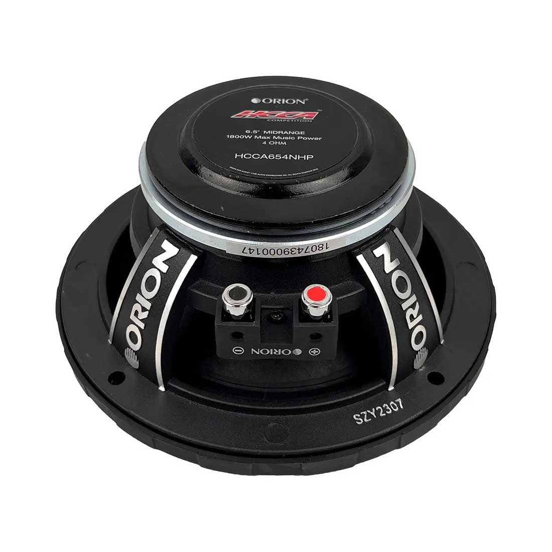 Orion HCCA654NHP 6.5" 1800 Watts Peak 4-Ohm Car Audio Midrange Speakers (Pair)