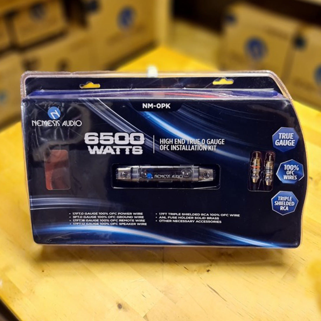 Nemesis Audio NM-0PK 6500W High End True 0 Gauge OFC Installation Wiring Kit