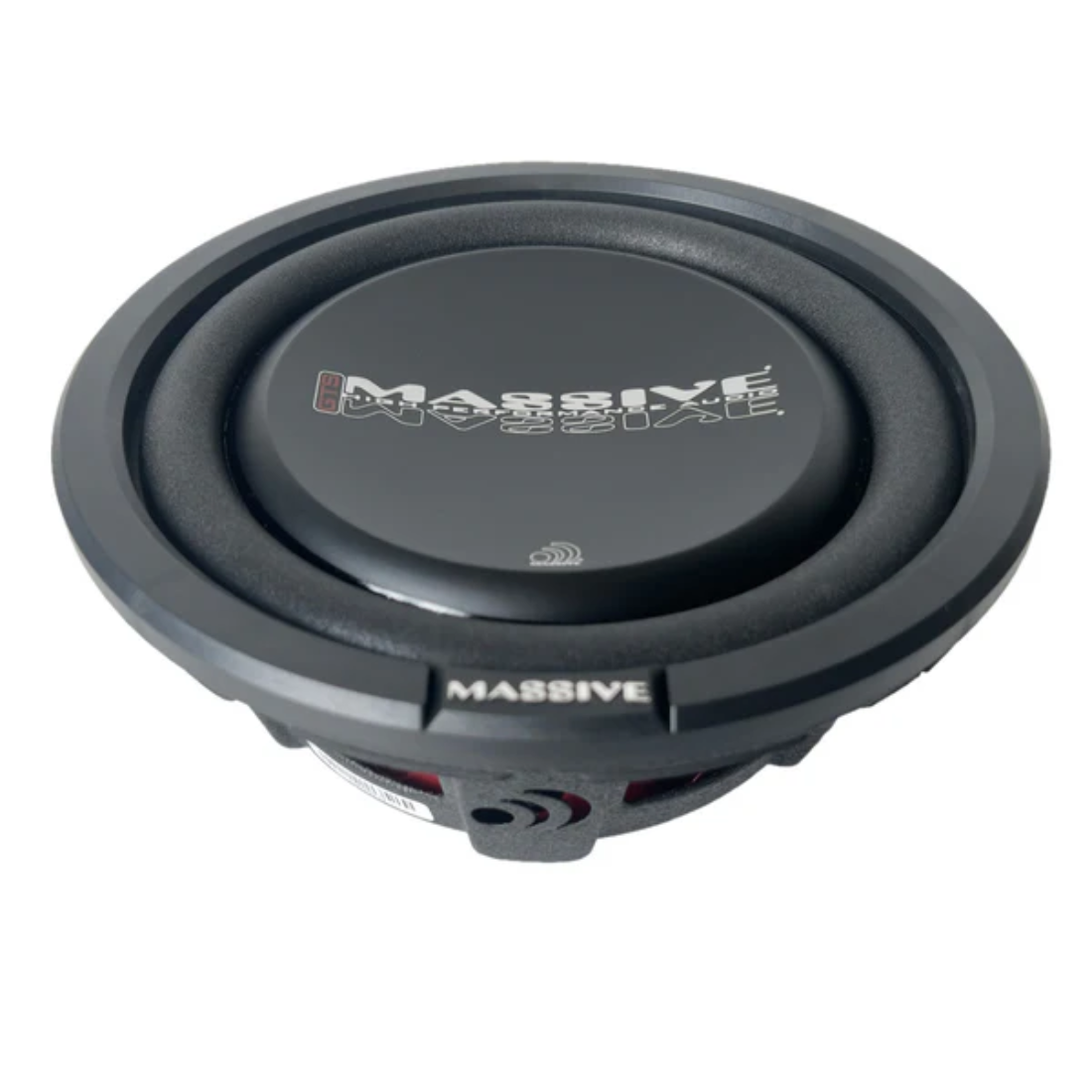 Massive Audio GTS8 8" 400W Peak Dual 4-Ohm Voice Coil Shallow Mount Subwoofer
