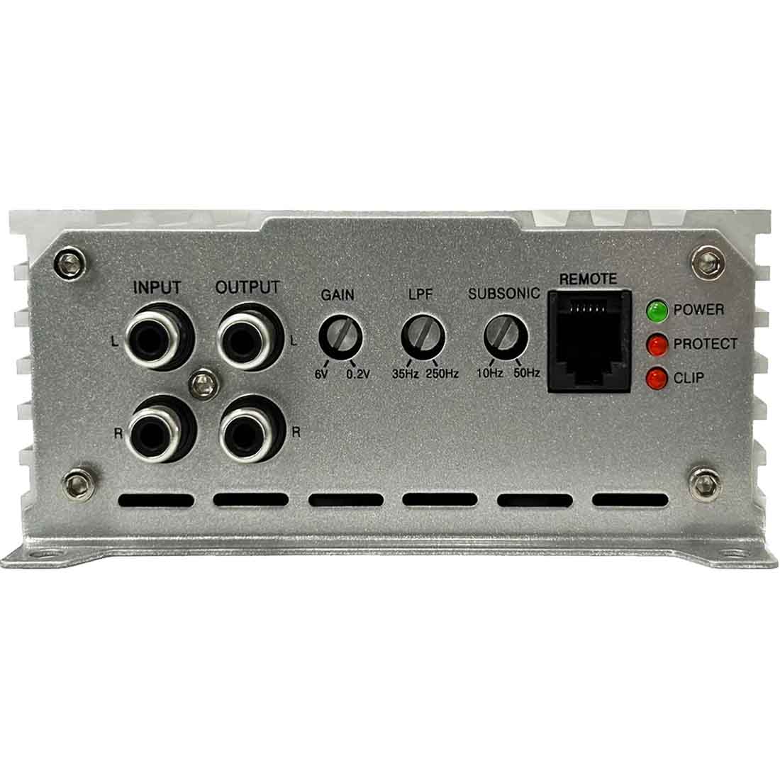 Elite Audio EA4000M 1-CH Monoblock 2000W@1-Ohm Car Amplifier w/ Remote Bass Knob
