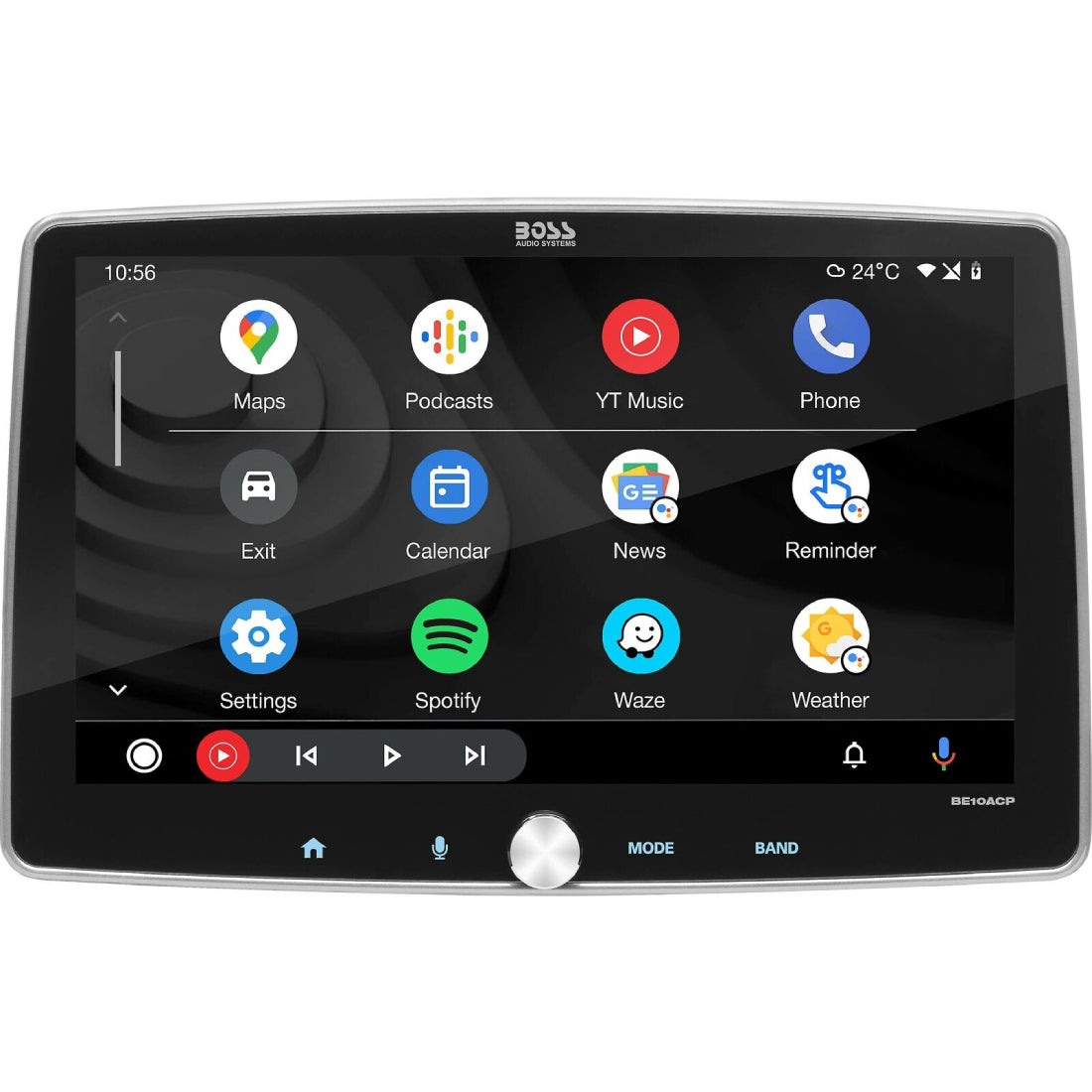 Boss Audio BE10ACP 1-DIN Mechless Digital Multimedia 10.1" Touchscreen Receiver