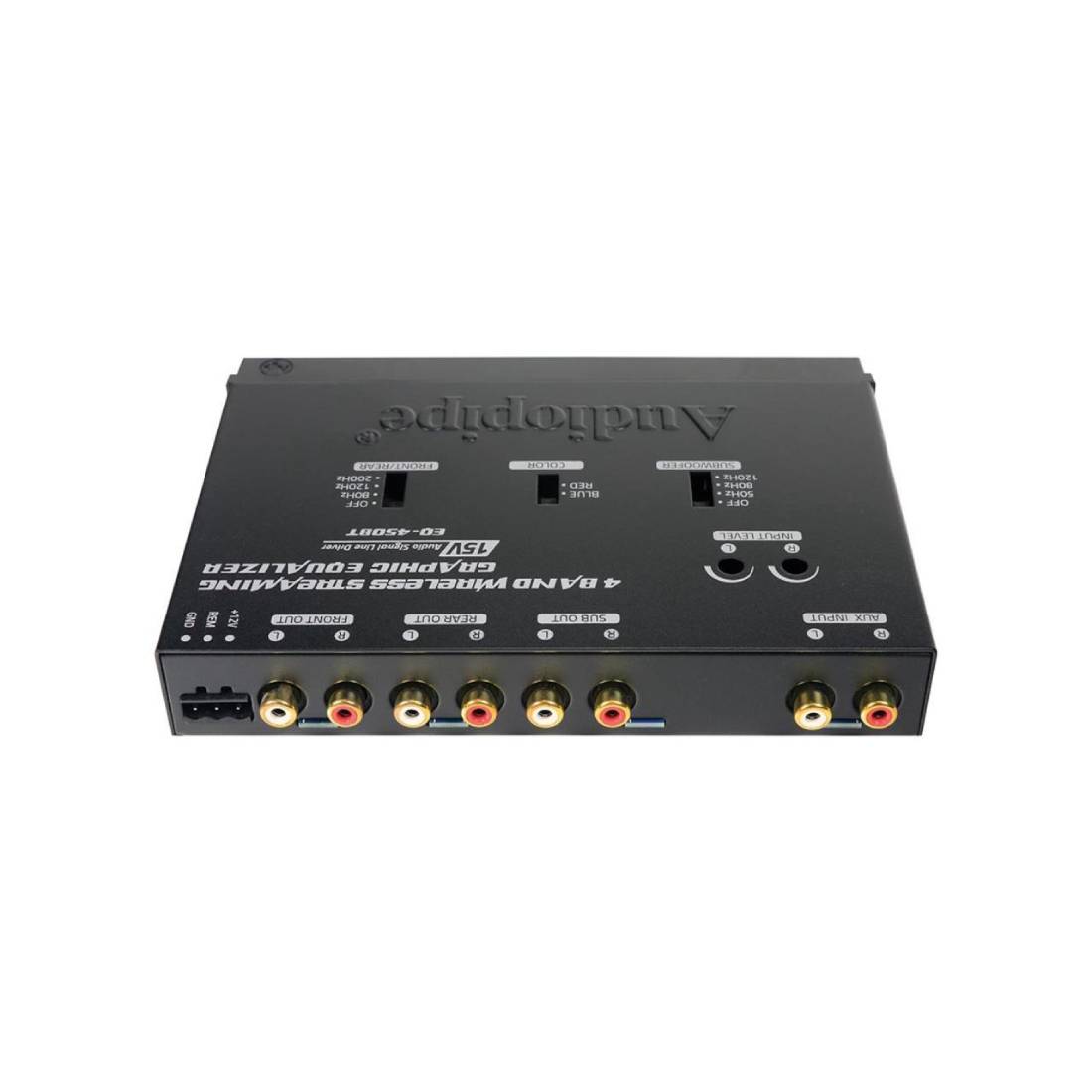 Audiopipe EQ-450BT 4 Band Wireless Streaming Graphic Car Audio Stereo Equalizer