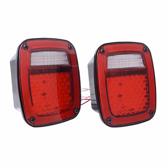 Heise JP-TL04T 46W LED Taillights for Select Jeep Wrangler TJ 1998-2006