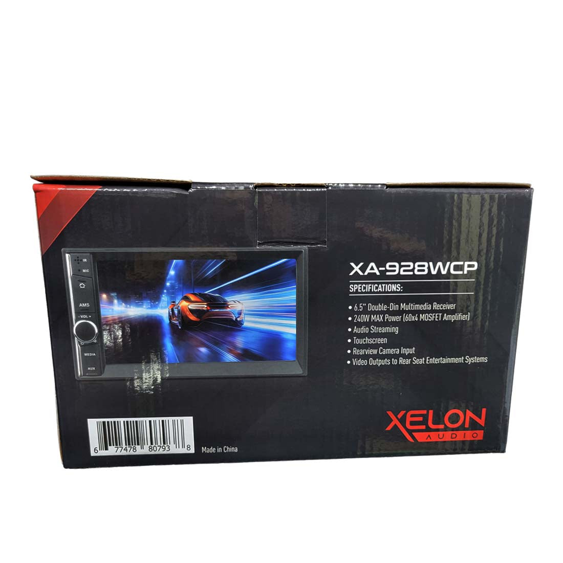 Xelon Audio XA-928WCP 2-DIN In-Dash Car Multimedia Receiver w/ 6.5" Touchscreen