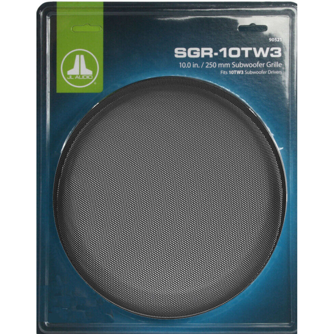JL Audio SGR-10TW3 10" Black Steel-Mesh Subwoofer Grille Insert for 10TW3 Sub