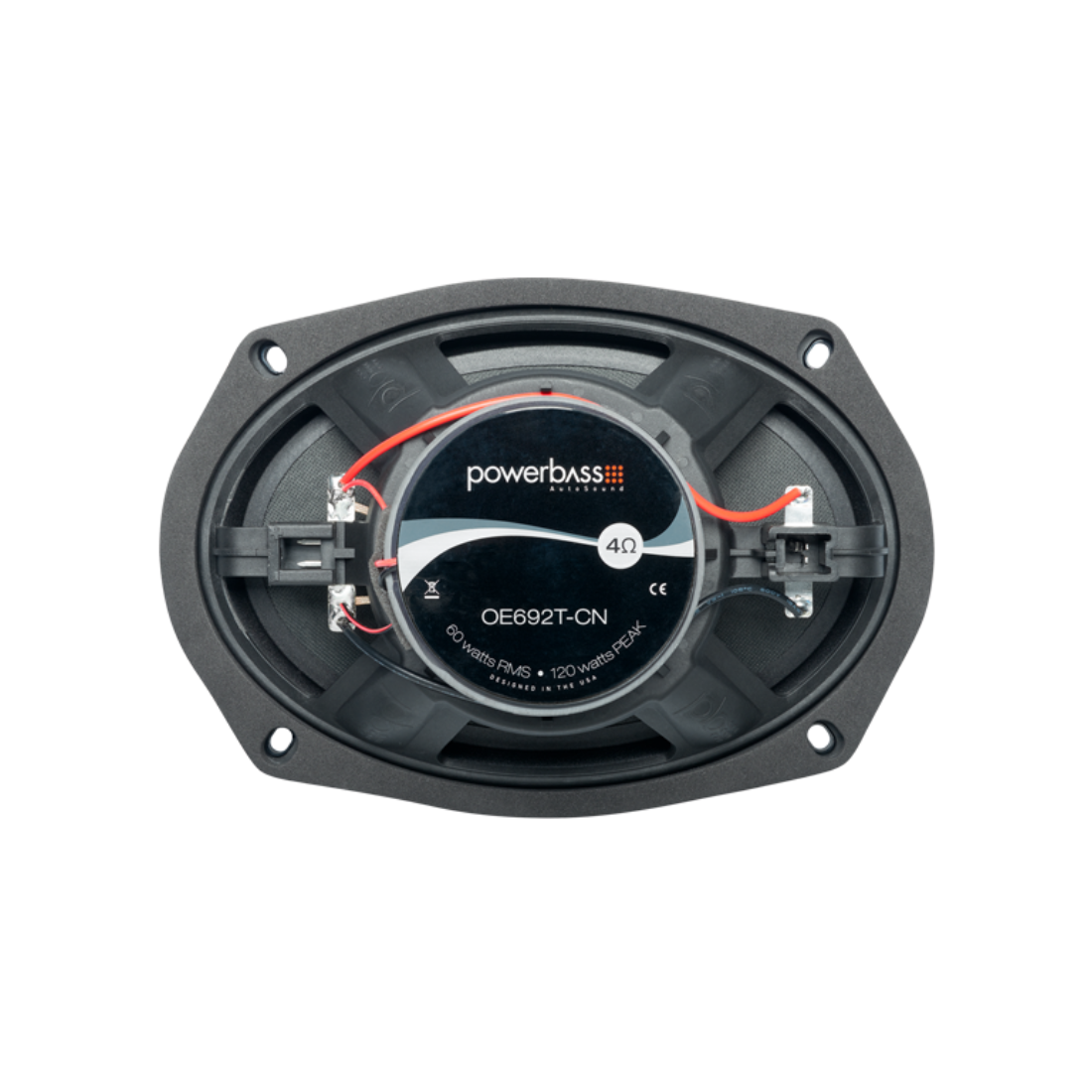 PowerBass OE692T-CN 6 x 9" 120W 4-Ohm Direct Fit Speakers for Chrysler Nissan