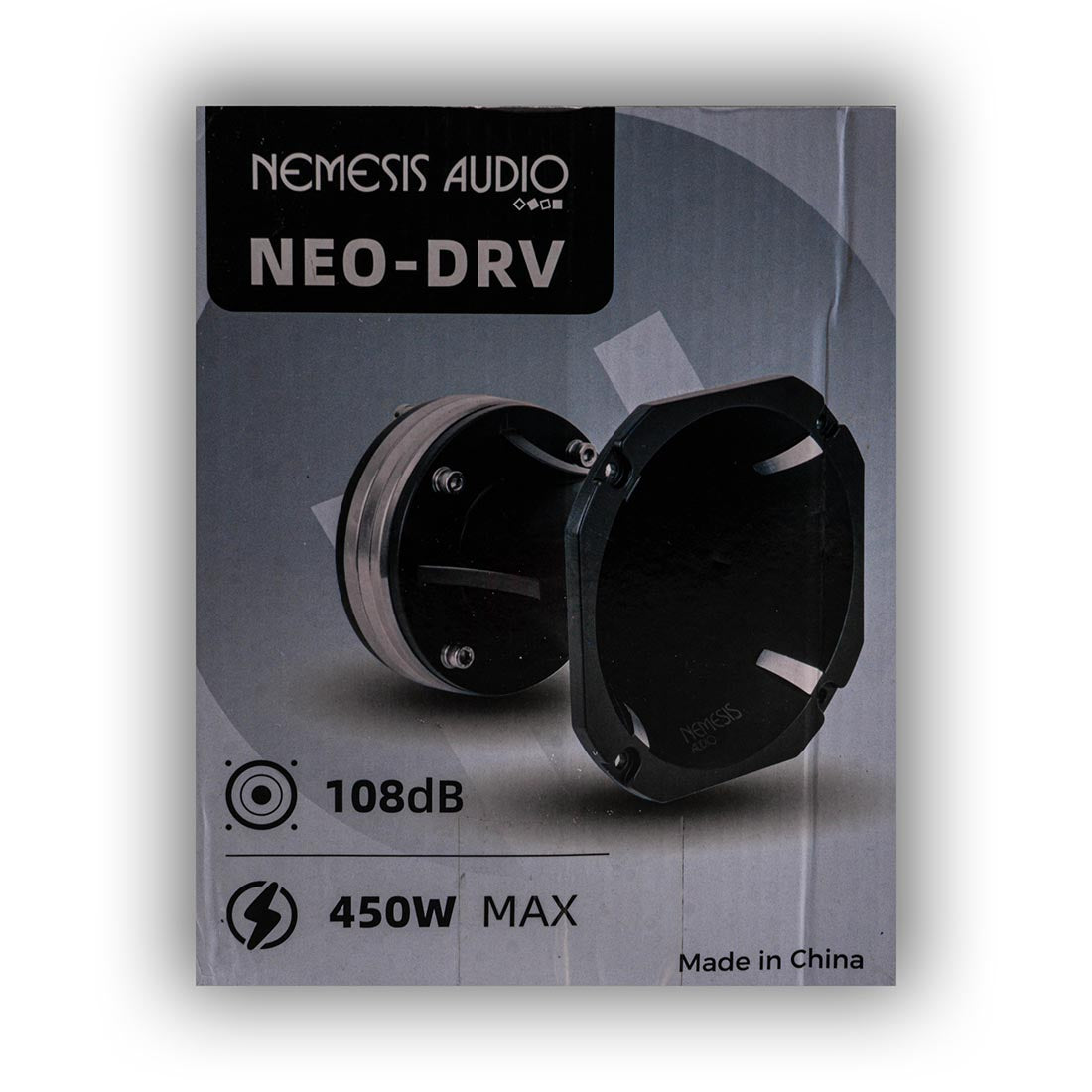 Nemesis Audio NEO-DRV 450W Max 8-Ohm 3" Kapton Voice Coil Super Driver (Single)