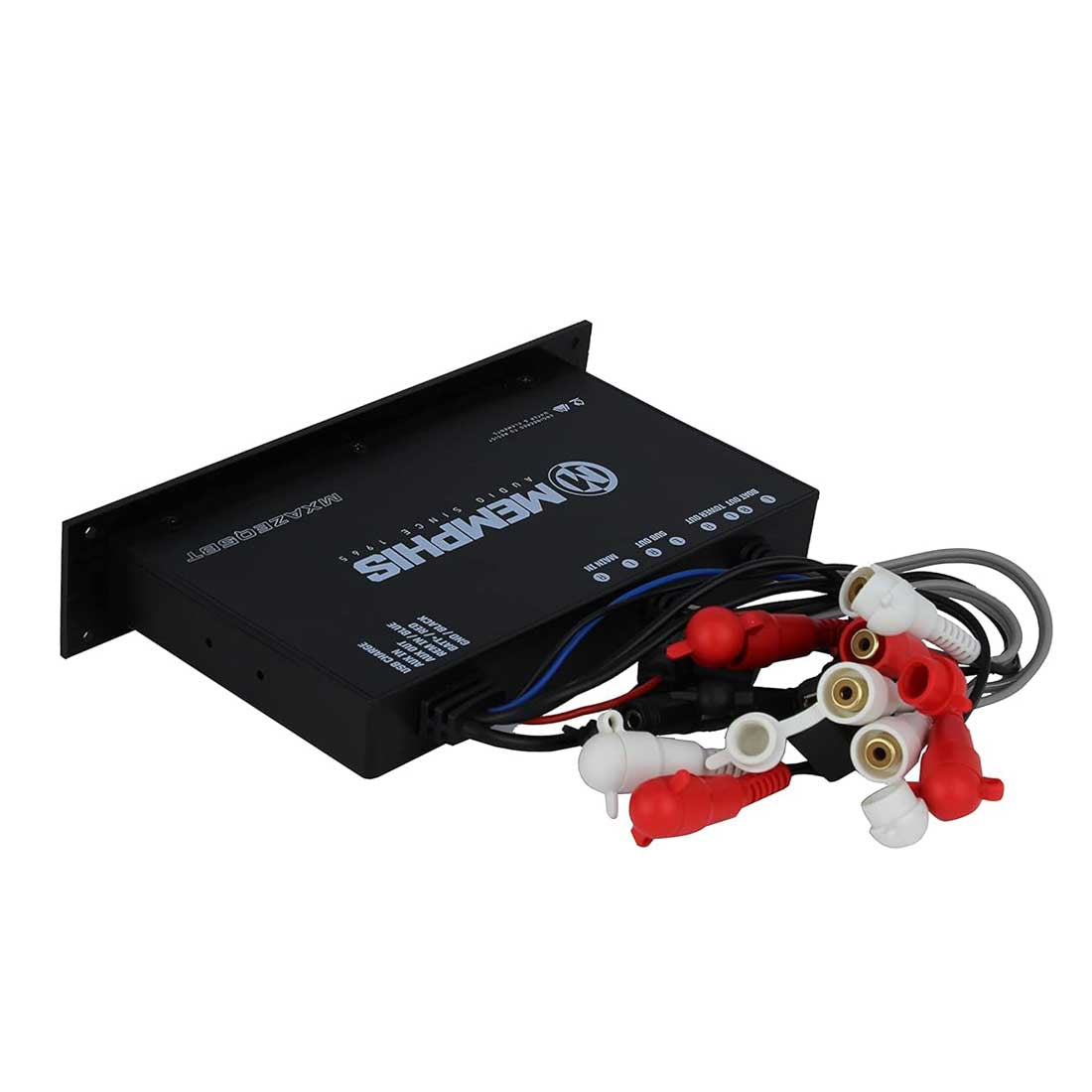 Memphis Audio MXAZEQ5BT Dual-Zone 5-Band Marine Equalizer with Bluetooth Input