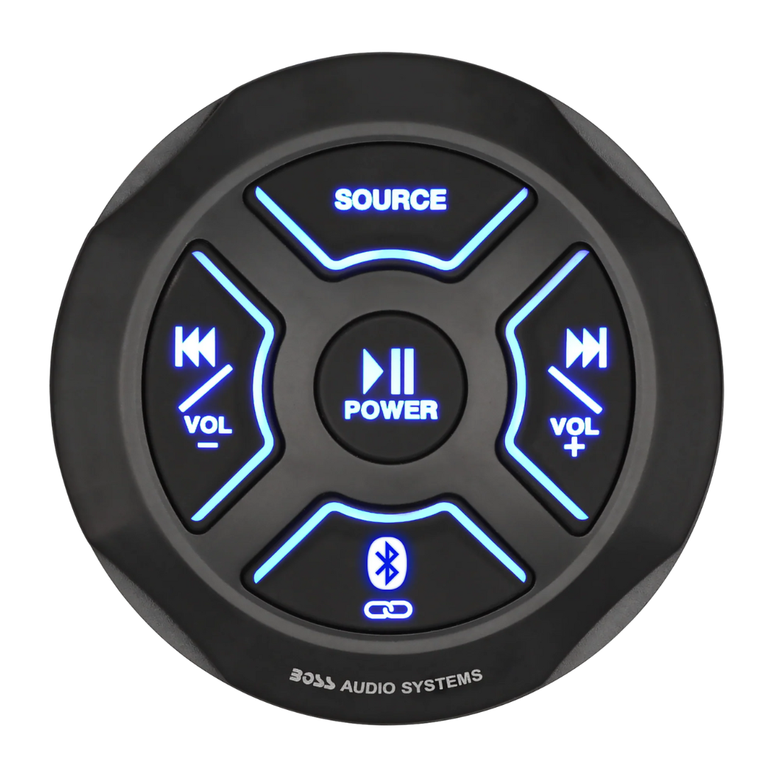 Boss Audio MGR250B Bluetooth Marine Gauge Digital Receiver w/ Built-in Amplifier
