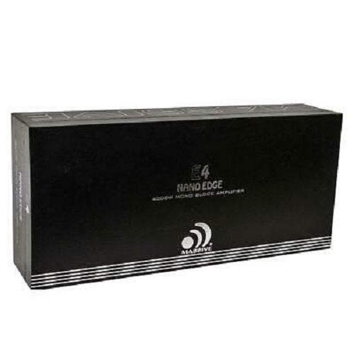 Massive Audio E4 4000 W Max Monoblock Class D 1-Ohm Stable Car Stereo Amplifier
