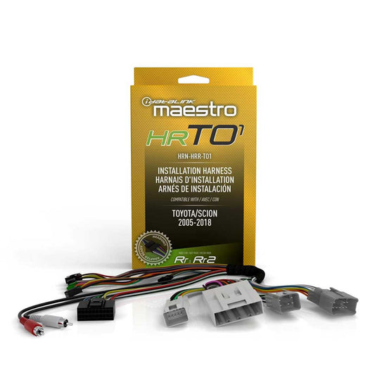 iDatalink Maestro HRN-HRR-TO1 Installation T-Harness for Toyota & Scion 2005-18