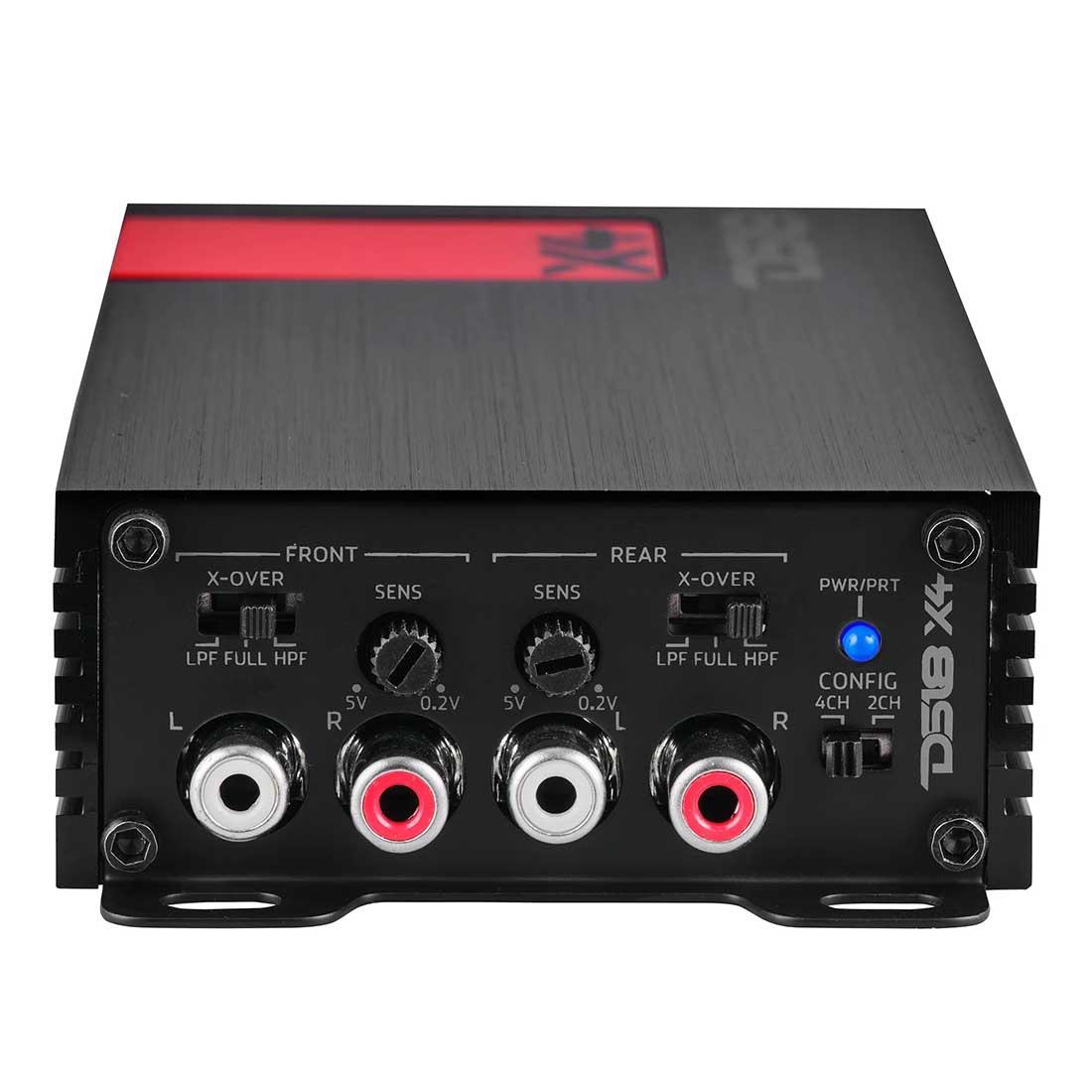 DS18 X4 4-Channel 1320W Peak Class-D Ultra-Compact Full-Range Car Amplifier