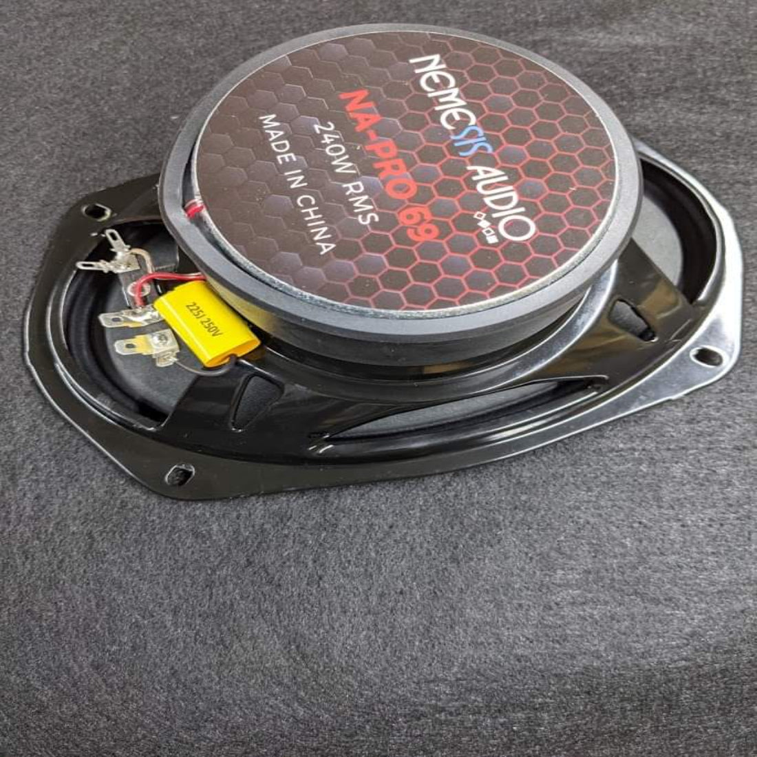 Nemesis Audio NA-PRO65 6.5" 550W Peak 4-Ohm Midrange Car Audio Coaxial Speaker