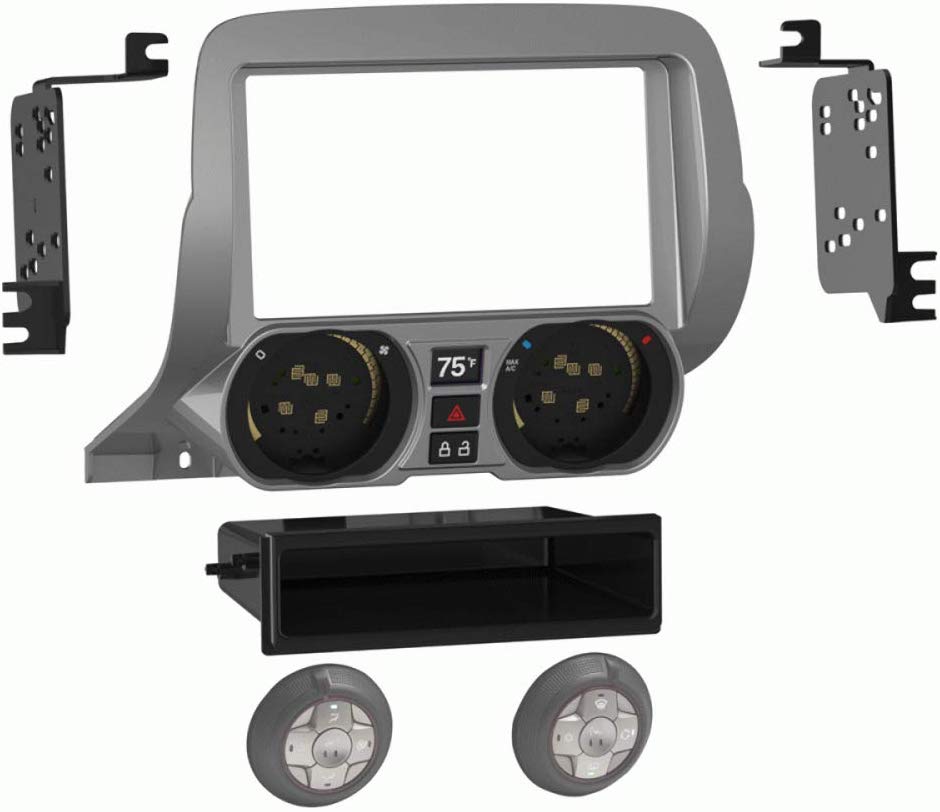 Metra 99-3028S 2-DIN Installation Dash Kit for 2010-2015 Chevrolet Camaro